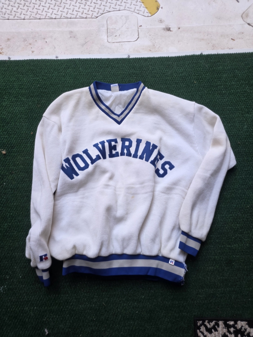 Vintage Russle Athletics Thermal Dougout Jersey
